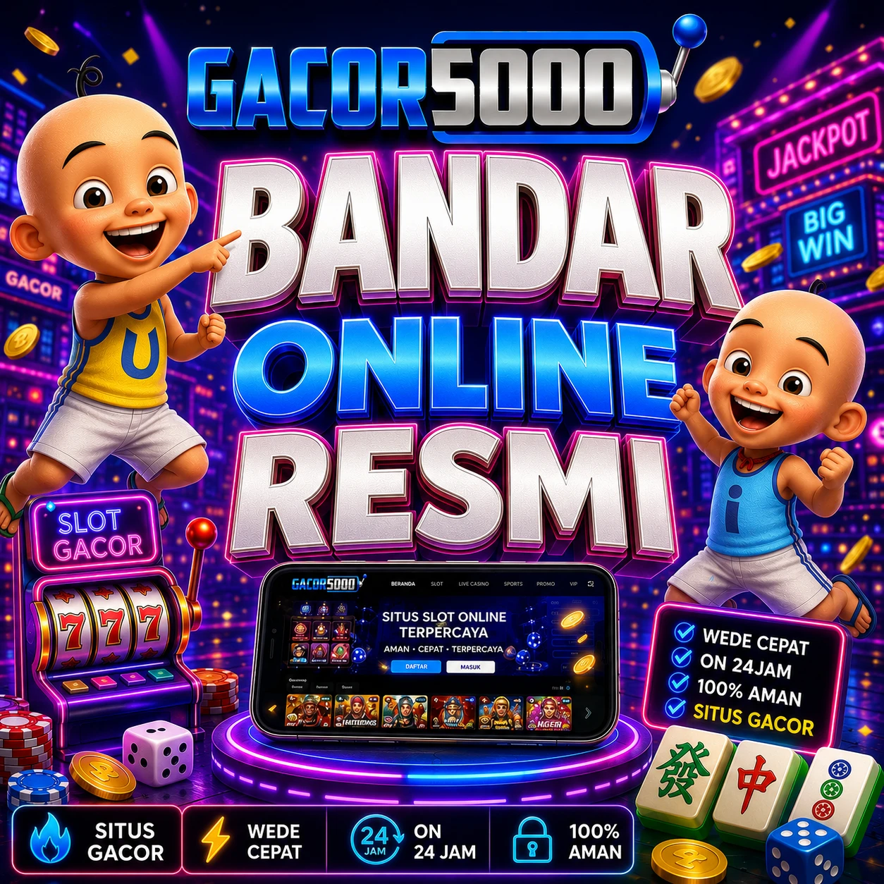 Slot dp GACOR5000 Front Black 